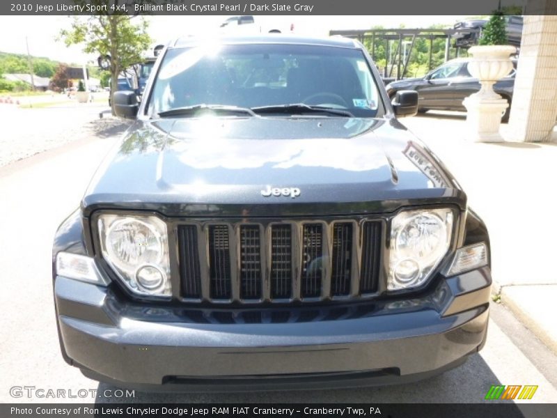 Brilliant Black Crystal Pearl / Dark Slate Gray 2010 Jeep Liberty Sport 4x4