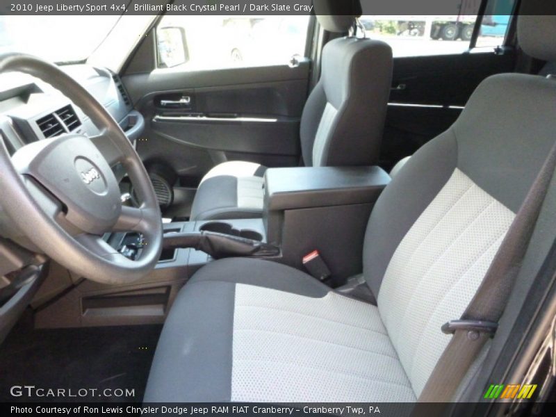 Brilliant Black Crystal Pearl / Dark Slate Gray 2010 Jeep Liberty Sport 4x4