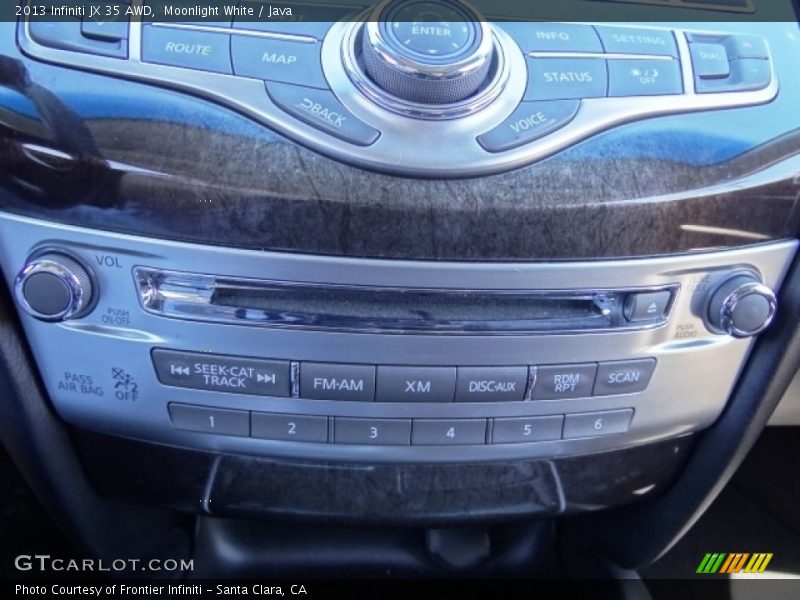 Moonlight White / Java 2013 Infiniti JX 35 AWD