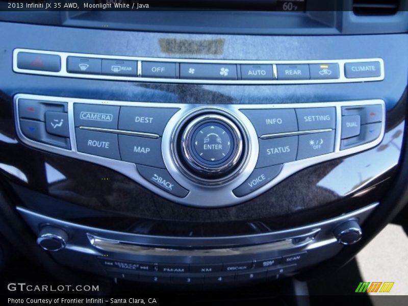 Moonlight White / Java 2013 Infiniti JX 35 AWD