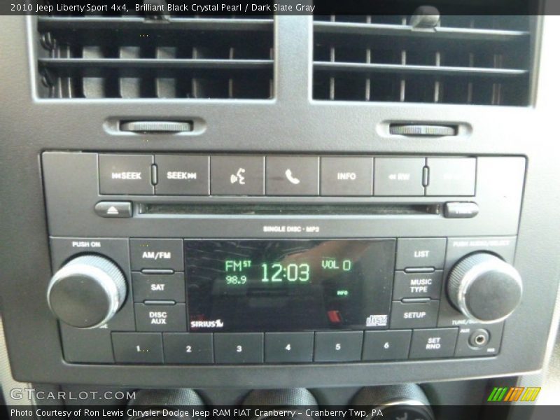 Brilliant Black Crystal Pearl / Dark Slate Gray 2010 Jeep Liberty Sport 4x4