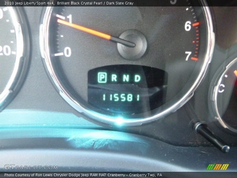 Brilliant Black Crystal Pearl / Dark Slate Gray 2010 Jeep Liberty Sport 4x4