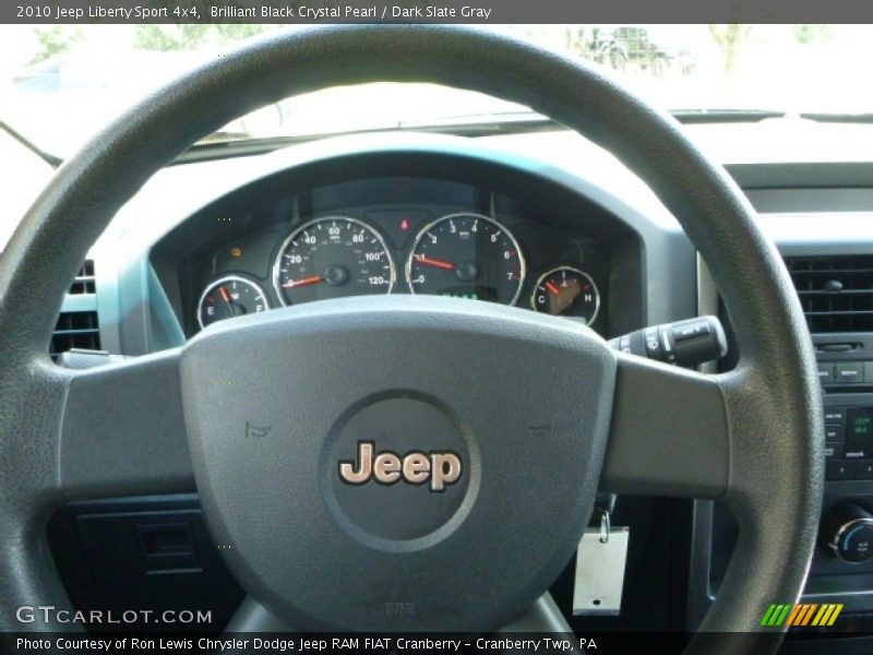Brilliant Black Crystal Pearl / Dark Slate Gray 2010 Jeep Liberty Sport 4x4