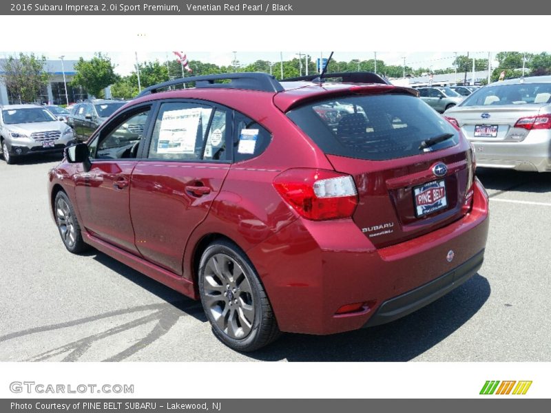 Venetian Red Pearl / Black 2016 Subaru Impreza 2.0i Sport Premium