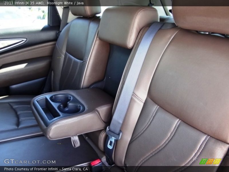 Moonlight White / Java 2013 Infiniti JX 35 AWD