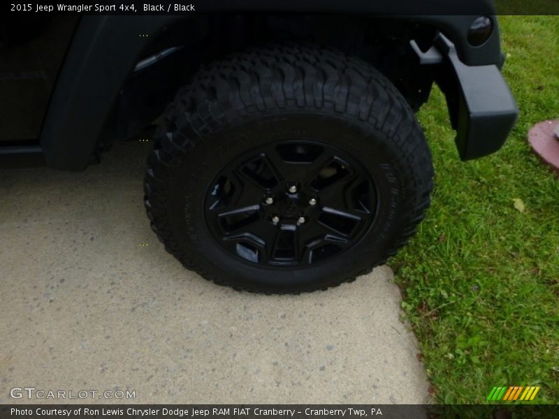 Black / Black 2015 Jeep Wrangler Sport 4x4