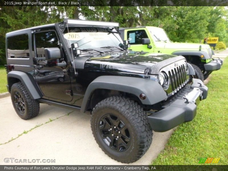 Black / Black 2015 Jeep Wrangler Sport 4x4