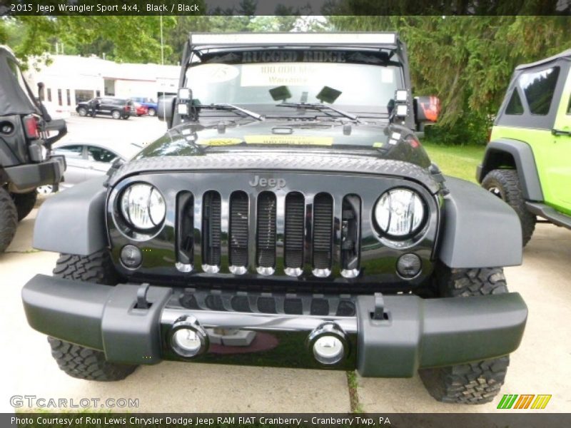 Black / Black 2015 Jeep Wrangler Sport 4x4