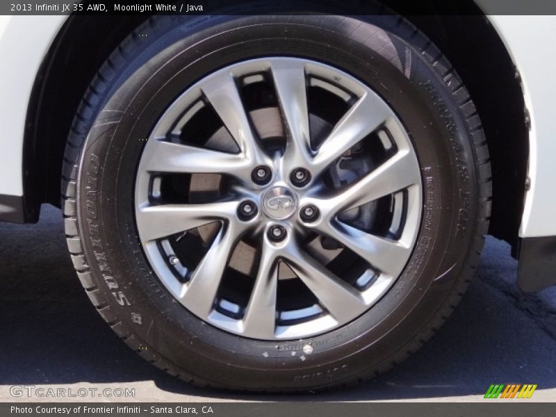 Moonlight White / Java 2013 Infiniti JX 35 AWD