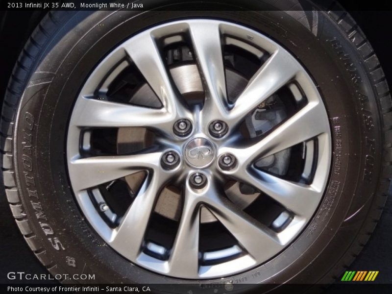 Moonlight White / Java 2013 Infiniti JX 35 AWD