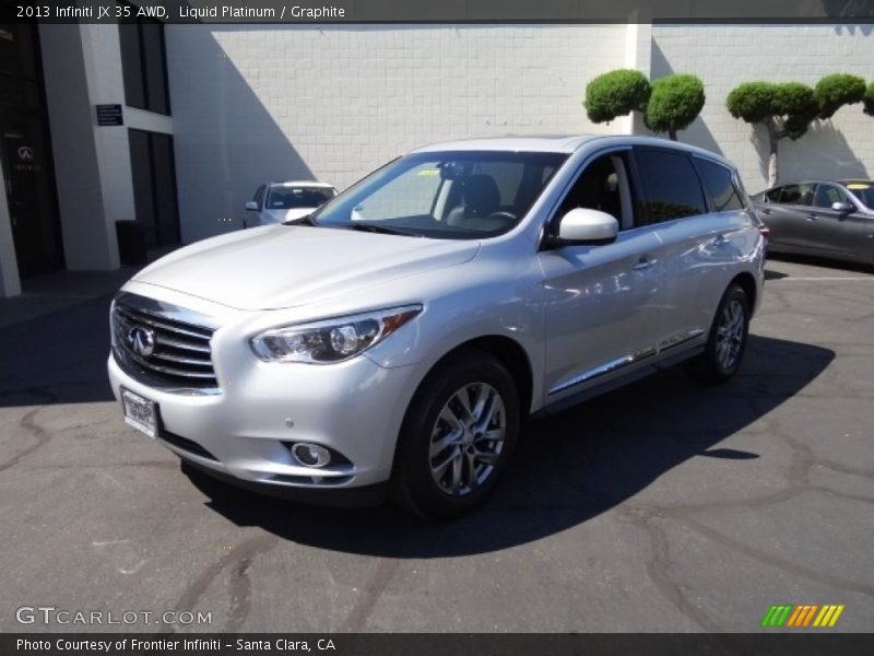 Liquid Platinum / Graphite 2013 Infiniti JX 35 AWD