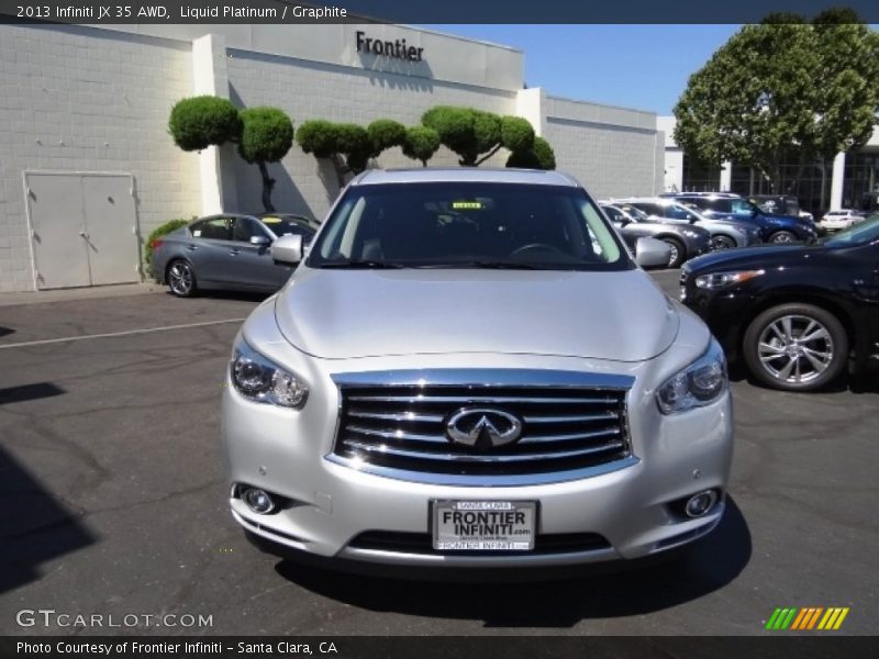Liquid Platinum / Graphite 2013 Infiniti JX 35 AWD