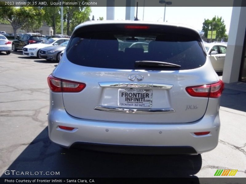 Liquid Platinum / Graphite 2013 Infiniti JX 35 AWD