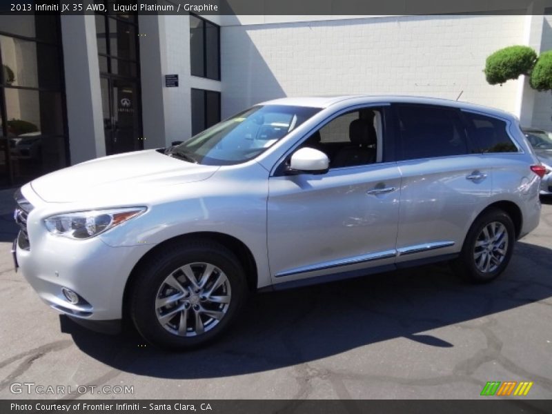 Liquid Platinum / Graphite 2013 Infiniti JX 35 AWD