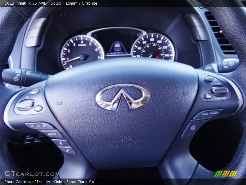Liquid Platinum / Graphite 2013 Infiniti JX 35 AWD