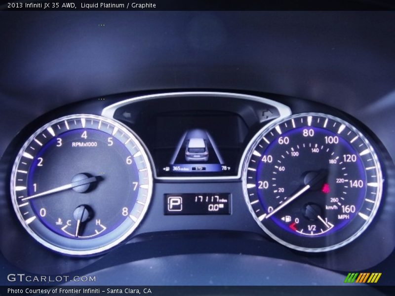Liquid Platinum / Graphite 2013 Infiniti JX 35 AWD