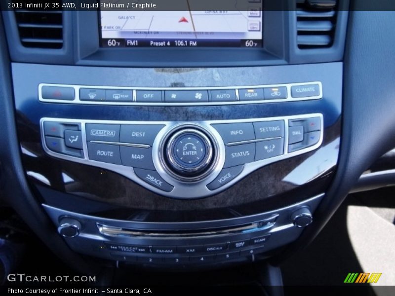 Liquid Platinum / Graphite 2013 Infiniti JX 35 AWD