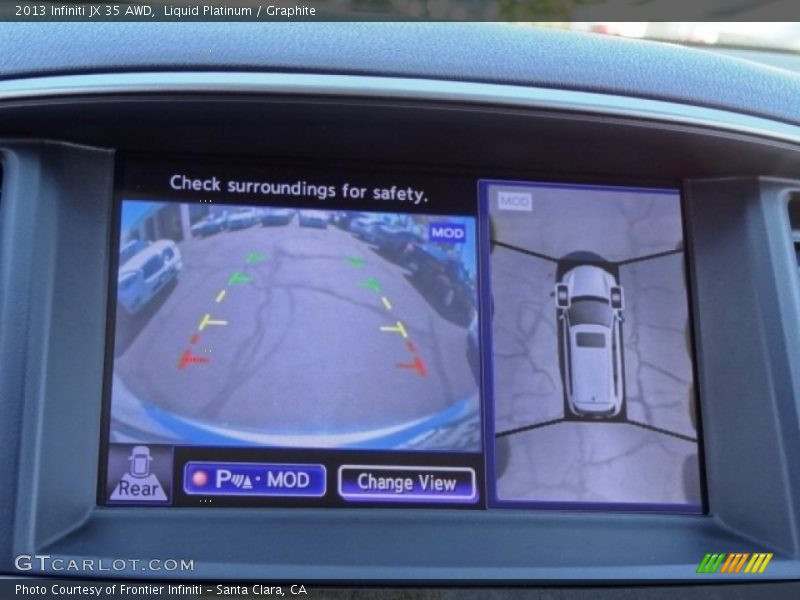 Liquid Platinum / Graphite 2013 Infiniti JX 35 AWD