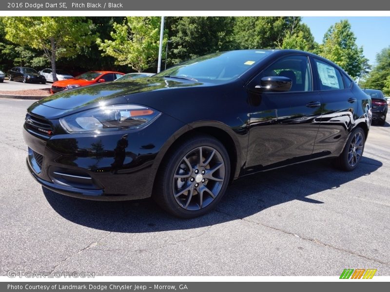 Pitch Black / Black 2016 Dodge Dart SE