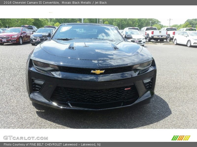 Mosaic Black Metallic / Jet Black 2016 Chevrolet Camaro SS Convertible
