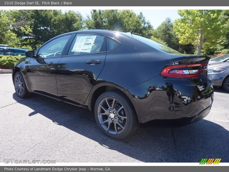 Pitch Black / Black 2016 Dodge Dart SE
