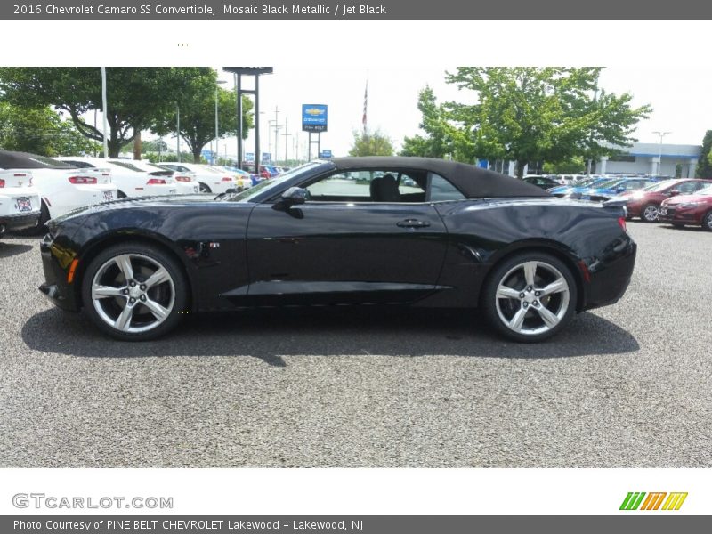Mosaic Black Metallic / Jet Black 2016 Chevrolet Camaro SS Convertible
