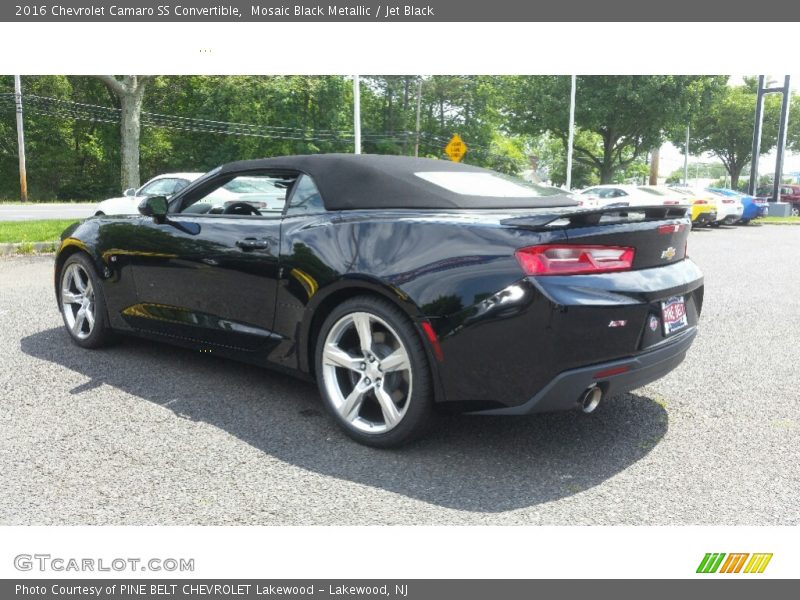 Mosaic Black Metallic / Jet Black 2016 Chevrolet Camaro SS Convertible