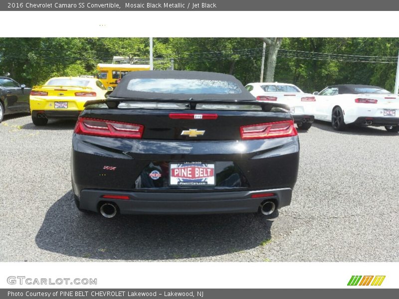 Mosaic Black Metallic / Jet Black 2016 Chevrolet Camaro SS Convertible