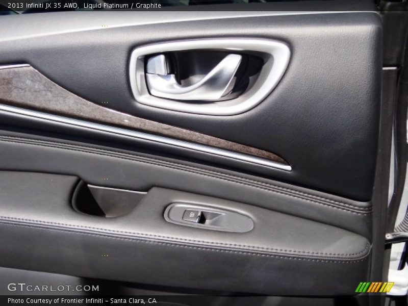 Liquid Platinum / Graphite 2013 Infiniti JX 35 AWD