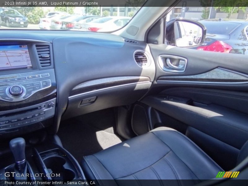 Liquid Platinum / Graphite 2013 Infiniti JX 35 AWD
