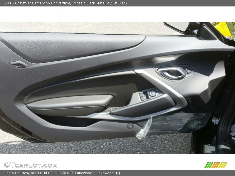 Mosaic Black Metallic / Jet Black 2016 Chevrolet Camaro SS Convertible