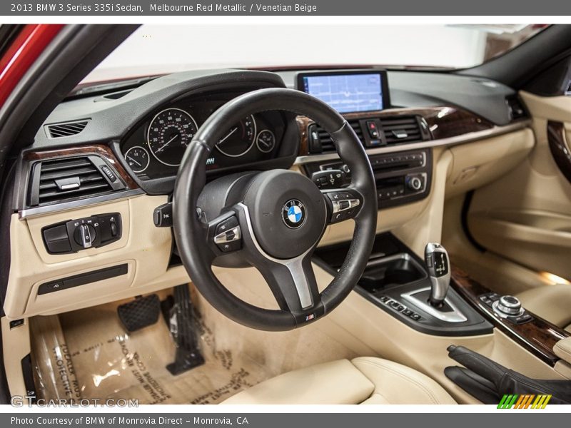 Melbourne Red Metallic / Venetian Beige 2013 BMW 3 Series 335i Sedan