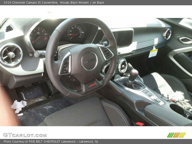 Mosaic Black Metallic / Jet Black 2016 Chevrolet Camaro SS Convertible