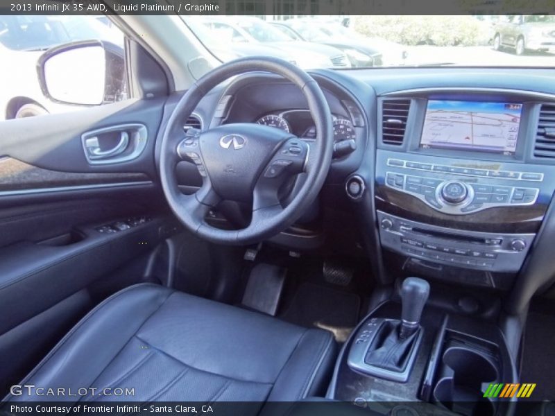 Liquid Platinum / Graphite 2013 Infiniti JX 35 AWD