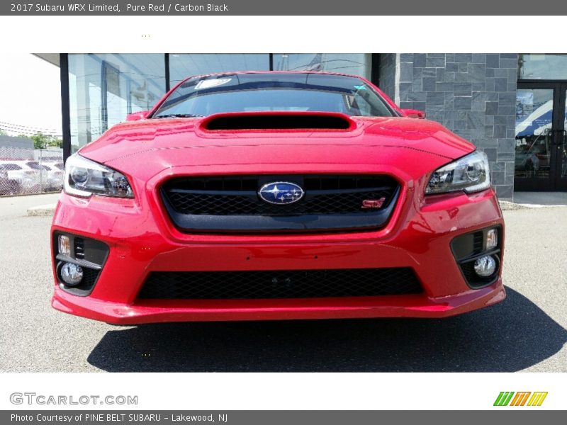 Pure Red / Carbon Black 2017 Subaru WRX Limited