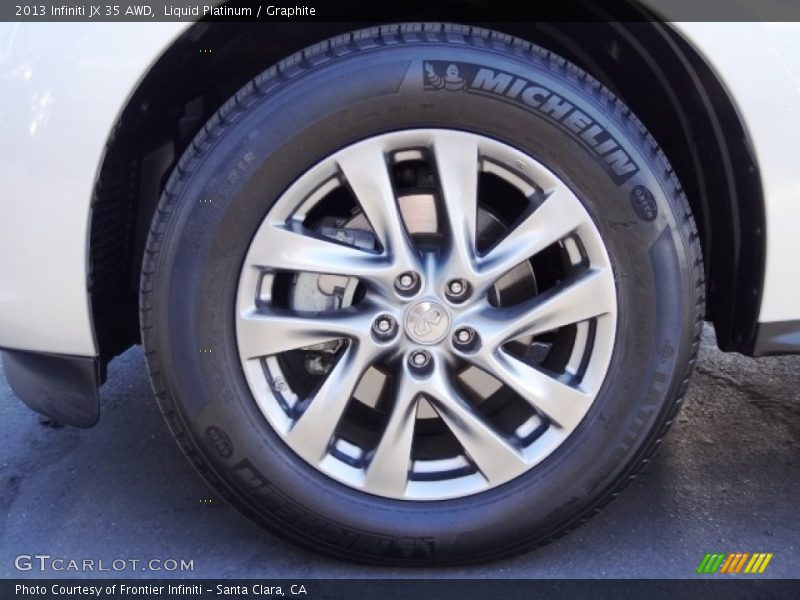 Liquid Platinum / Graphite 2013 Infiniti JX 35 AWD