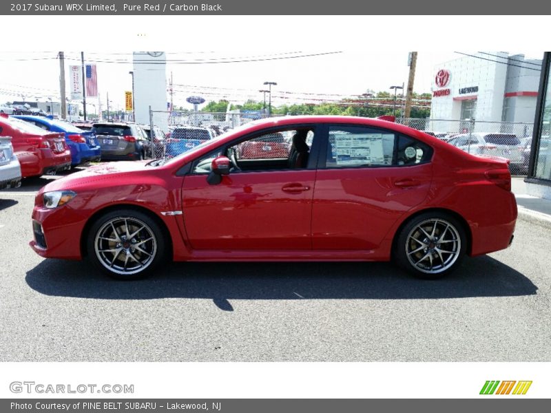  2017 WRX Limited Pure Red