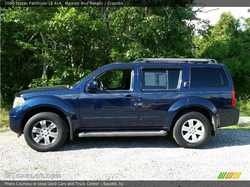 Majestic Blue Metallic / Graphite 2006 Nissan Pathfinder LE 4x4