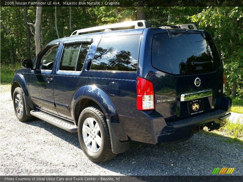 Majestic Blue Metallic / Graphite 2006 Nissan Pathfinder LE 4x4