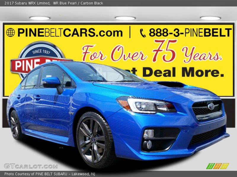 WR Blue Pearl / Carbon Black 2017 Subaru WRX Limited