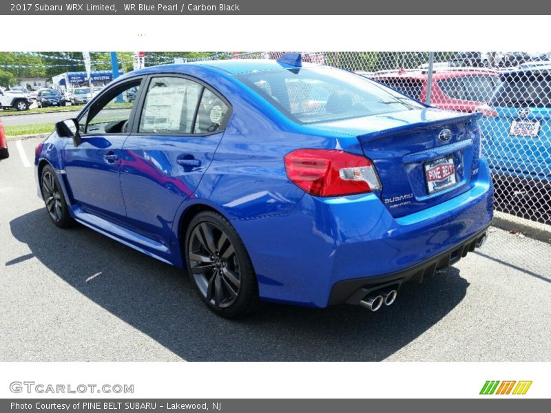 WR Blue Pearl / Carbon Black 2017 Subaru WRX Limited