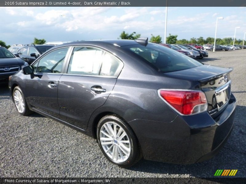 Dark Gray Metallic / Black 2016 Subaru Impreza 2.0i Limited 4-door