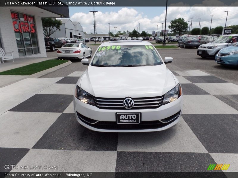 Candy White / Cornsilk Beige 2014 Volkswagen Passat 1.8T SE