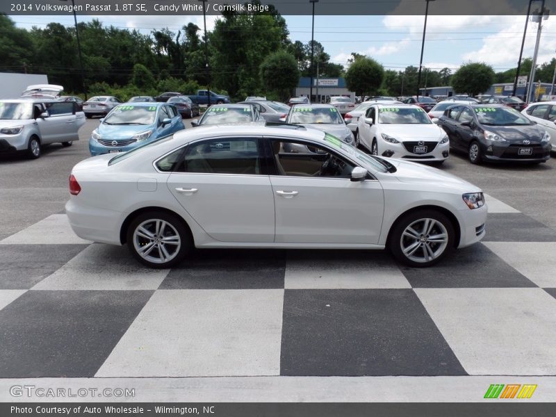 Candy White / Cornsilk Beige 2014 Volkswagen Passat 1.8T SE