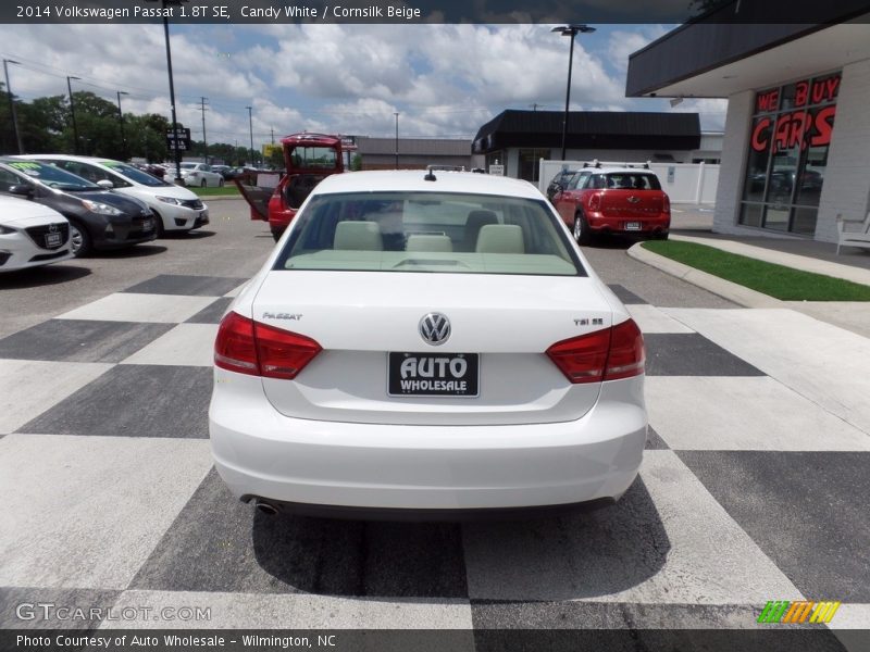 Candy White / Cornsilk Beige 2014 Volkswagen Passat 1.8T SE