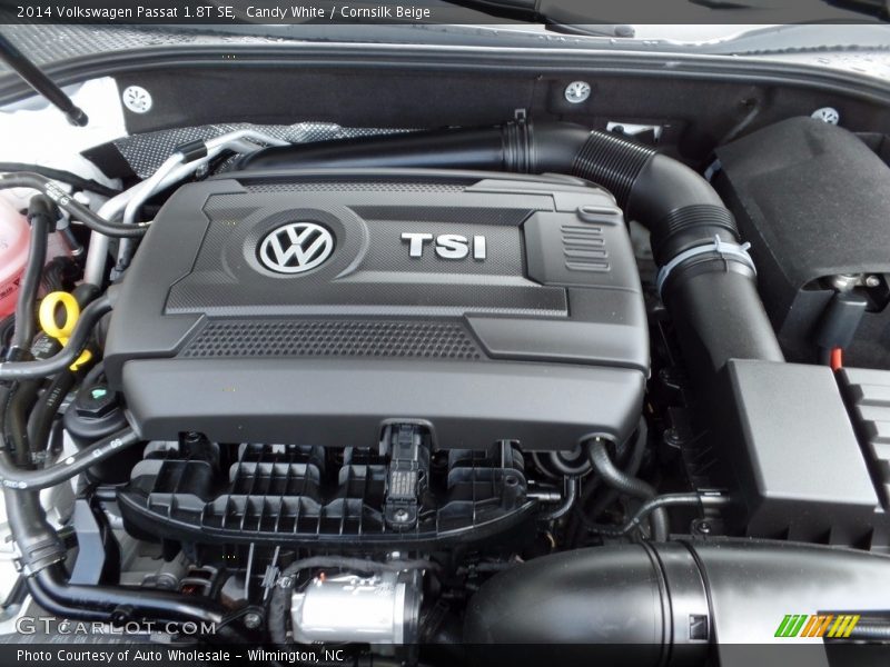 Candy White / Cornsilk Beige 2014 Volkswagen Passat 1.8T SE