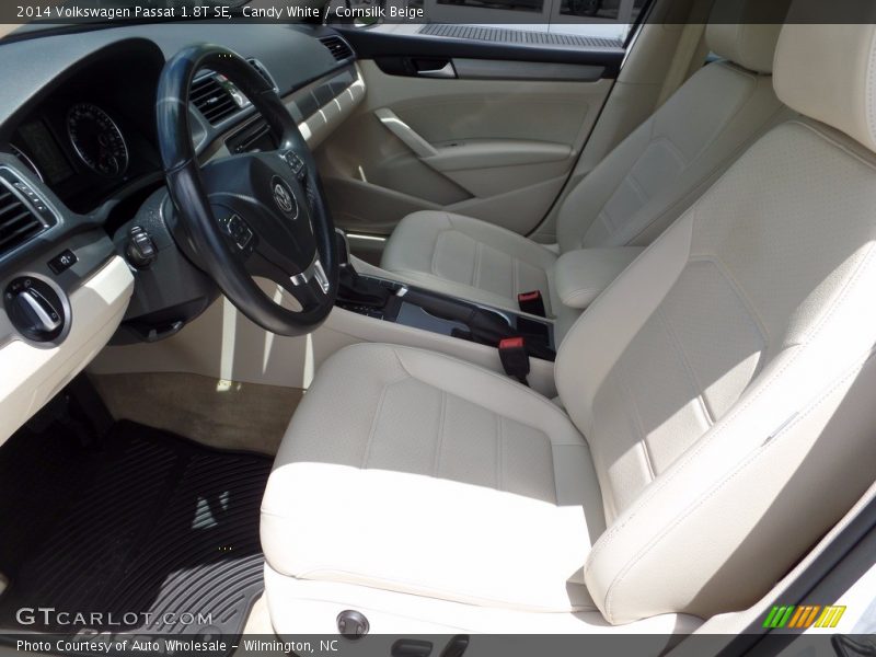 Candy White / Cornsilk Beige 2014 Volkswagen Passat 1.8T SE