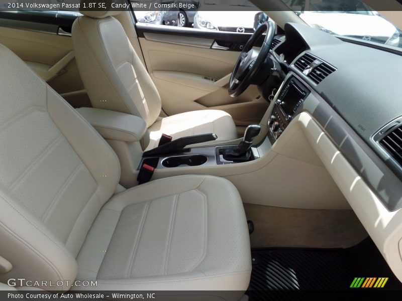 Candy White / Cornsilk Beige 2014 Volkswagen Passat 1.8T SE