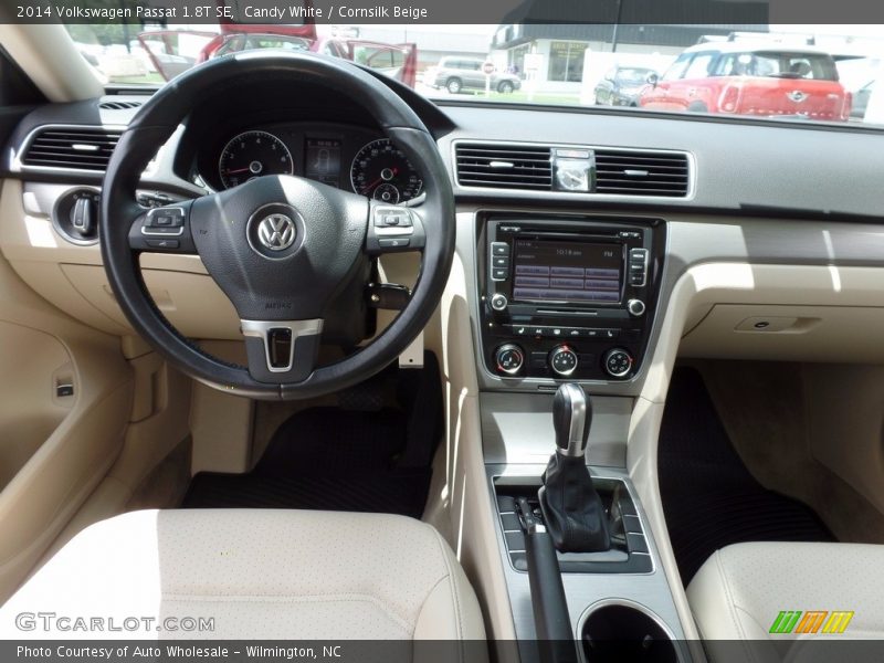 Candy White / Cornsilk Beige 2014 Volkswagen Passat 1.8T SE