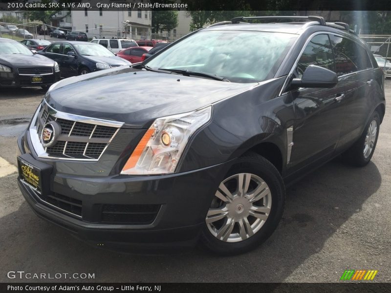 Gray Flannel / Shale/Brownstone 2010 Cadillac SRX 4 V6 AWD
